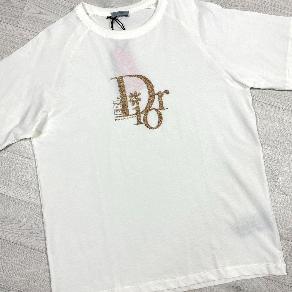 White ERL Slub Cotton T-Shirt. – vectordesignerclothing