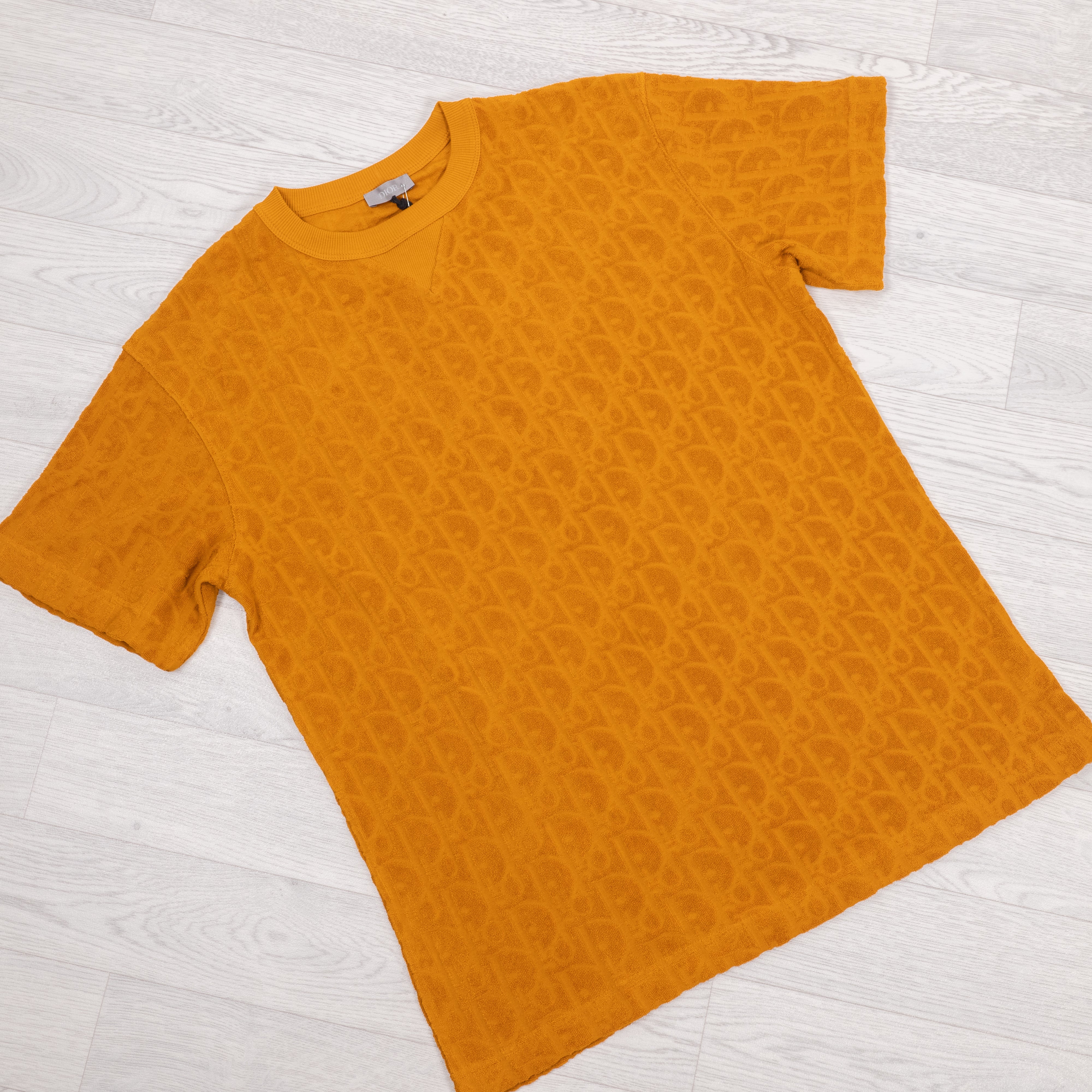 Dior Oblique Towel Tee Orange