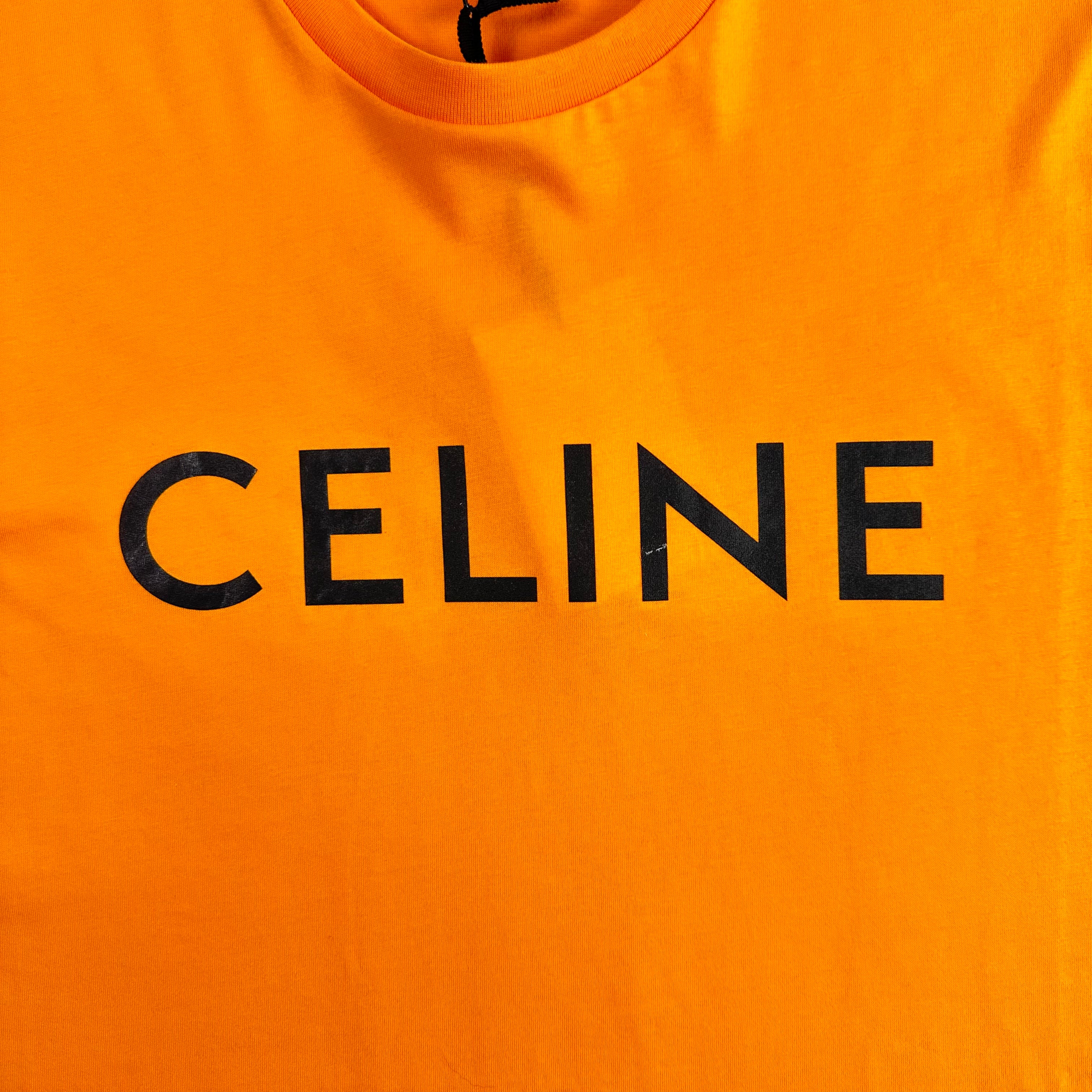 Orange Logo Print