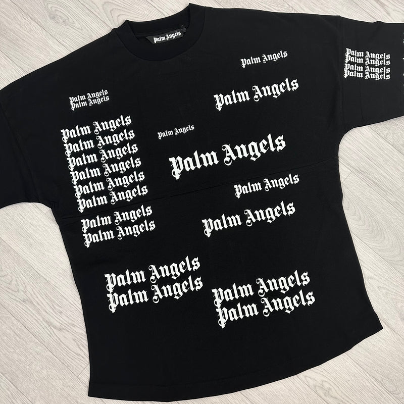 PALM ANGELS - Ultra Logo Over T-Shirt Black