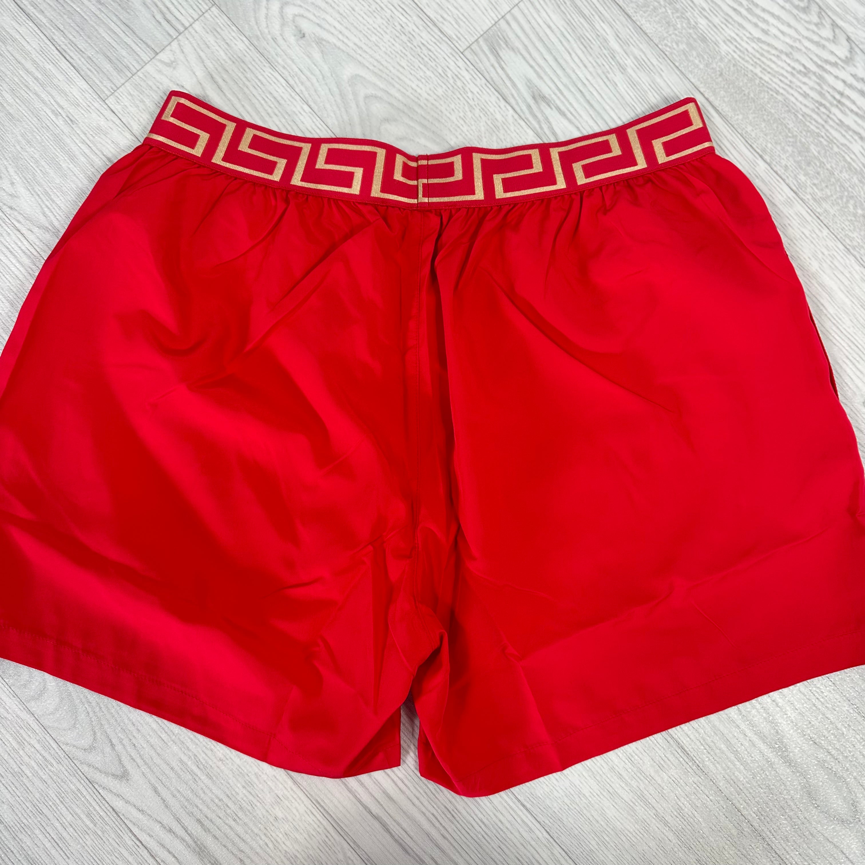 Red Greca Swimshorts