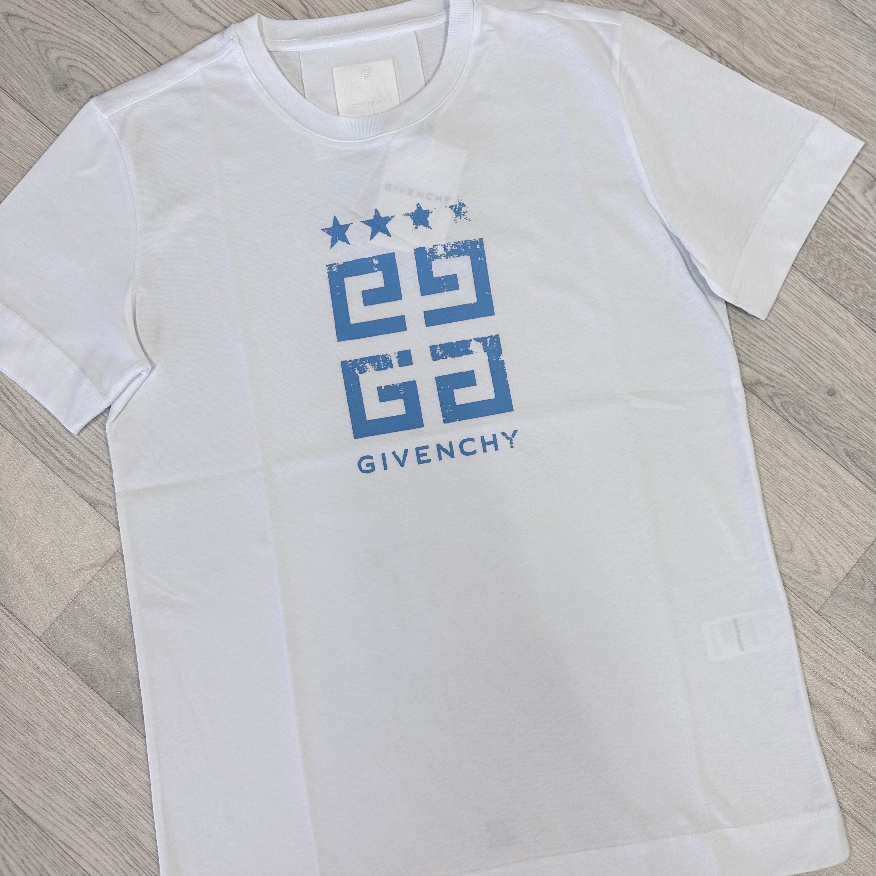 Slim Fit 4G Chest Logo White