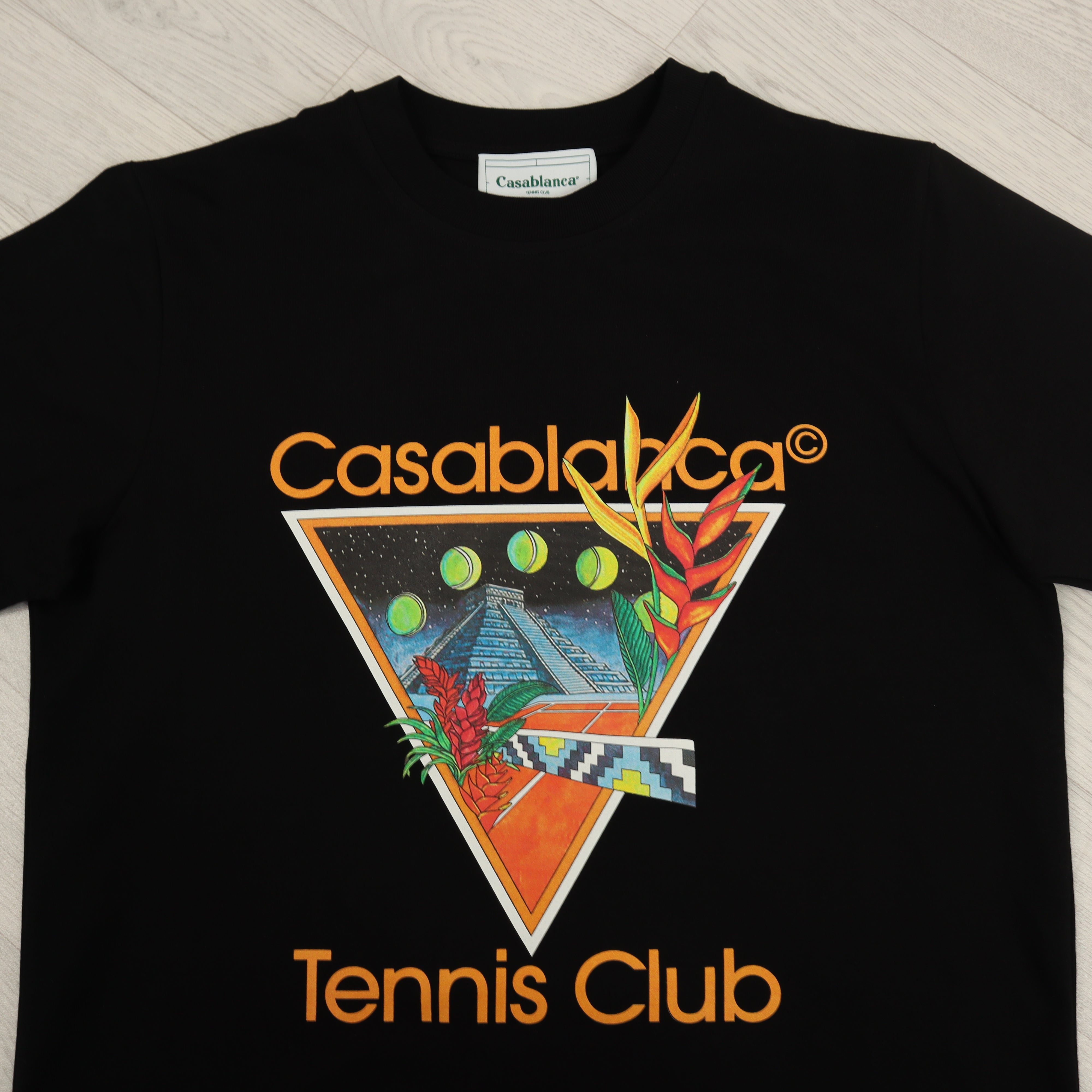 Black Tennis Club T-Shirt.