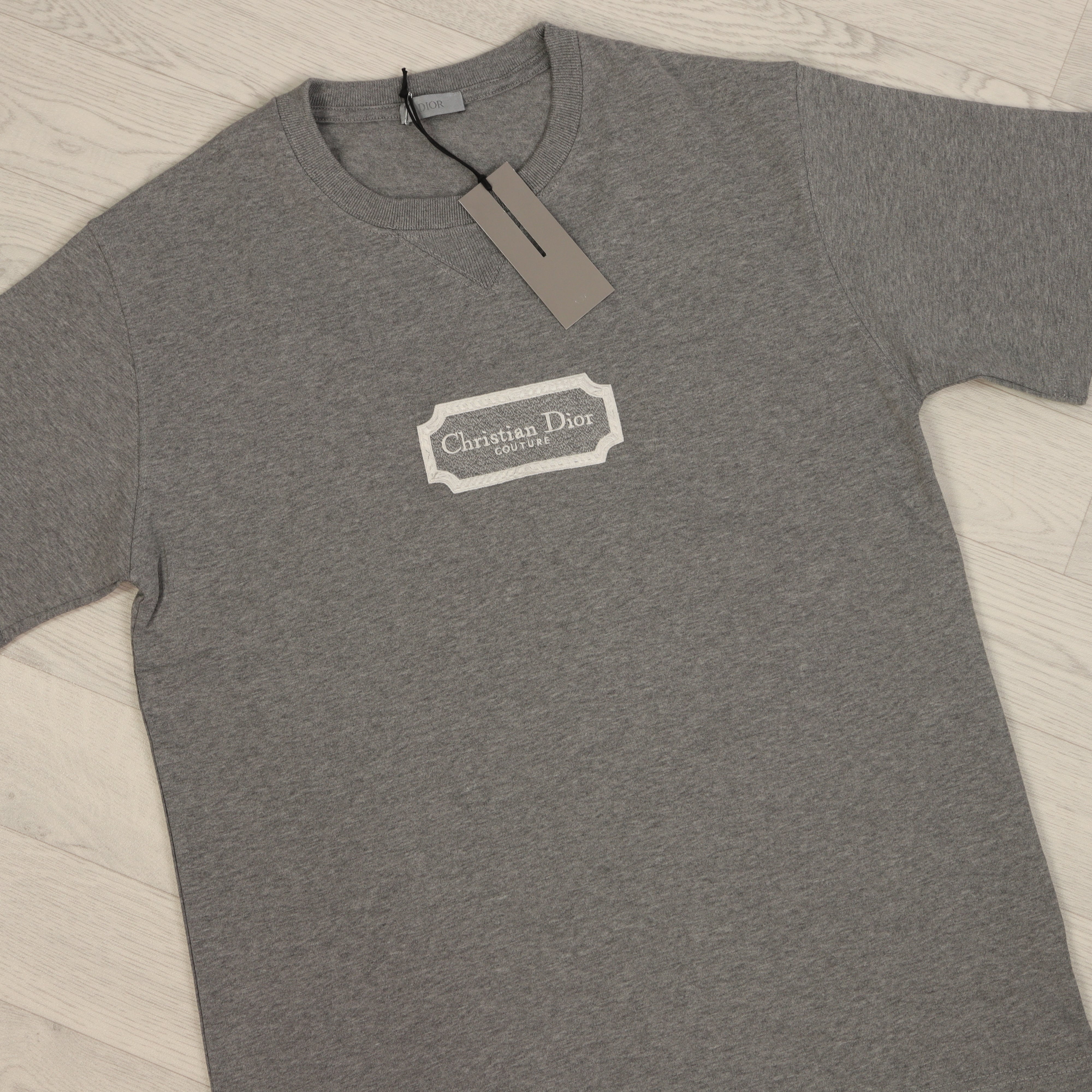 Couture Relaxed-Fit T-Shirt Grey