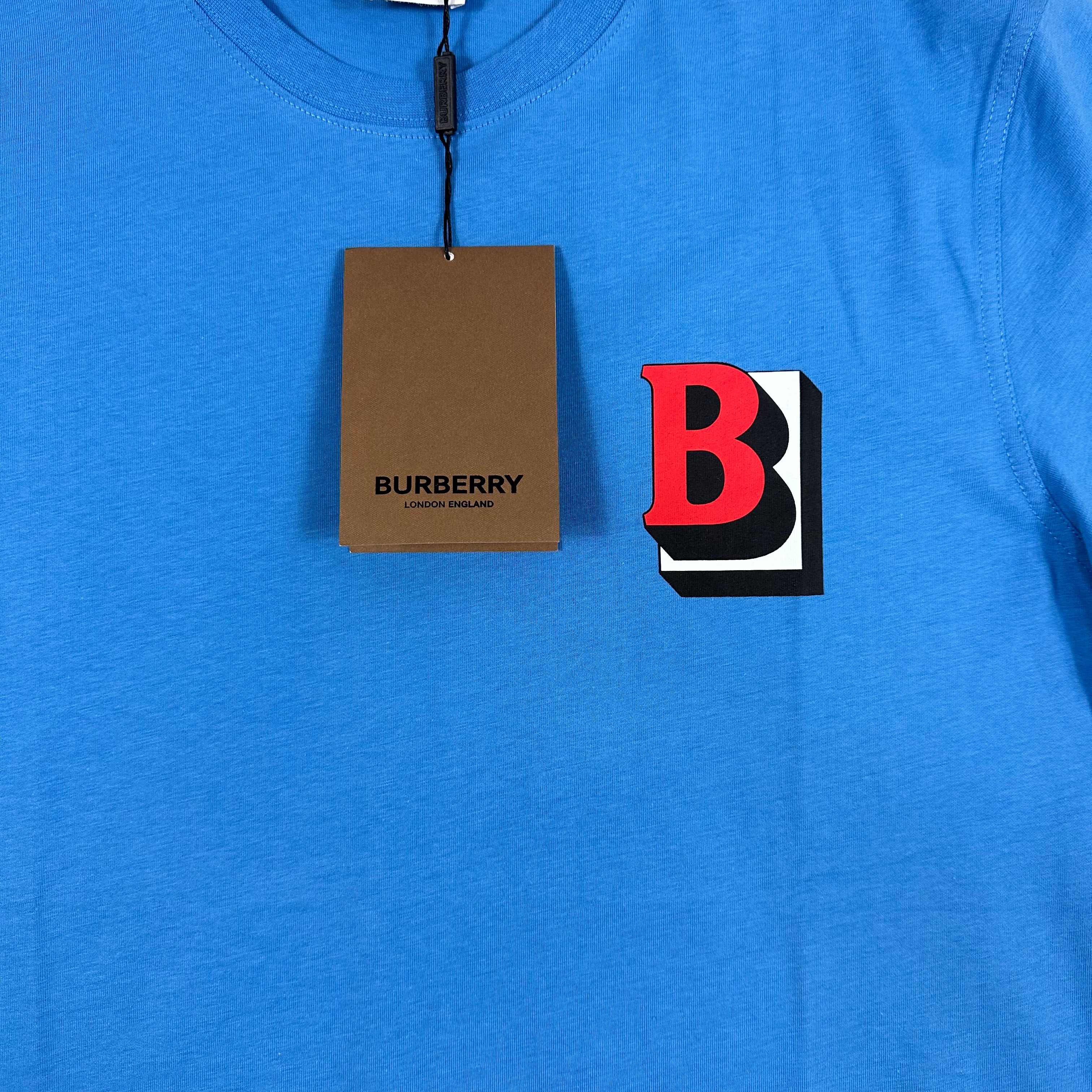 "B" Chest Logo Blue