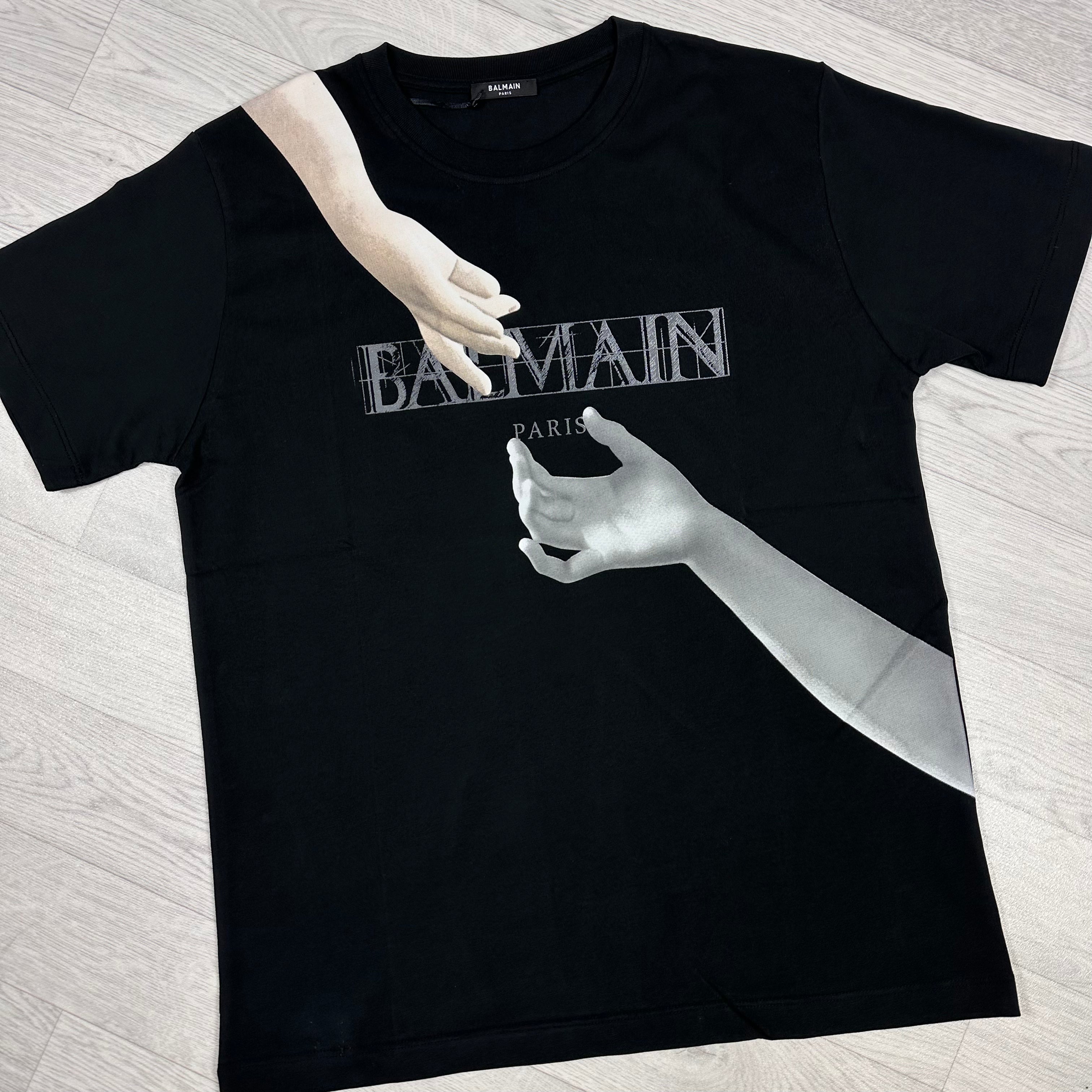 Statue Print T-shirt Black