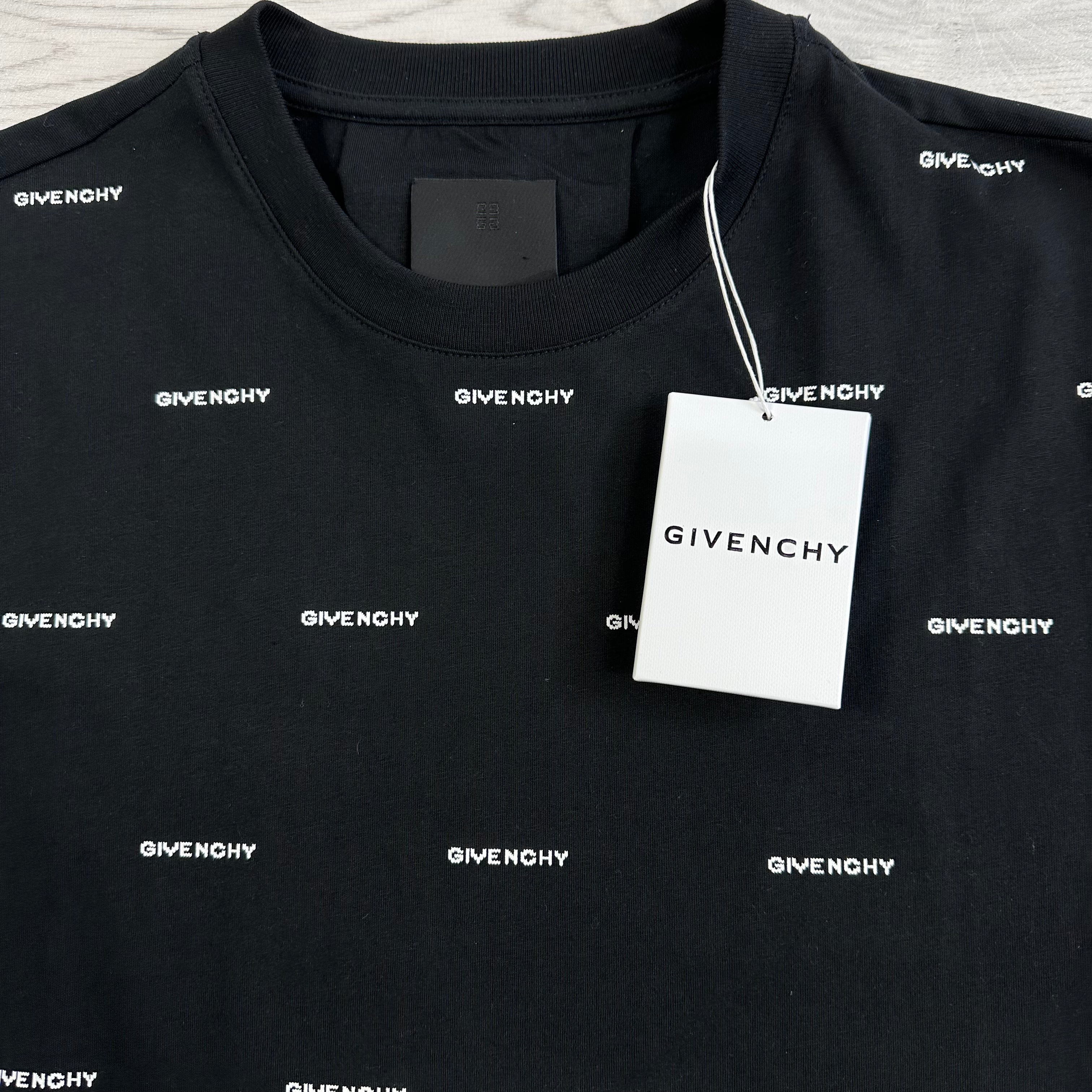 AllOver Logo Print T-shirt Black