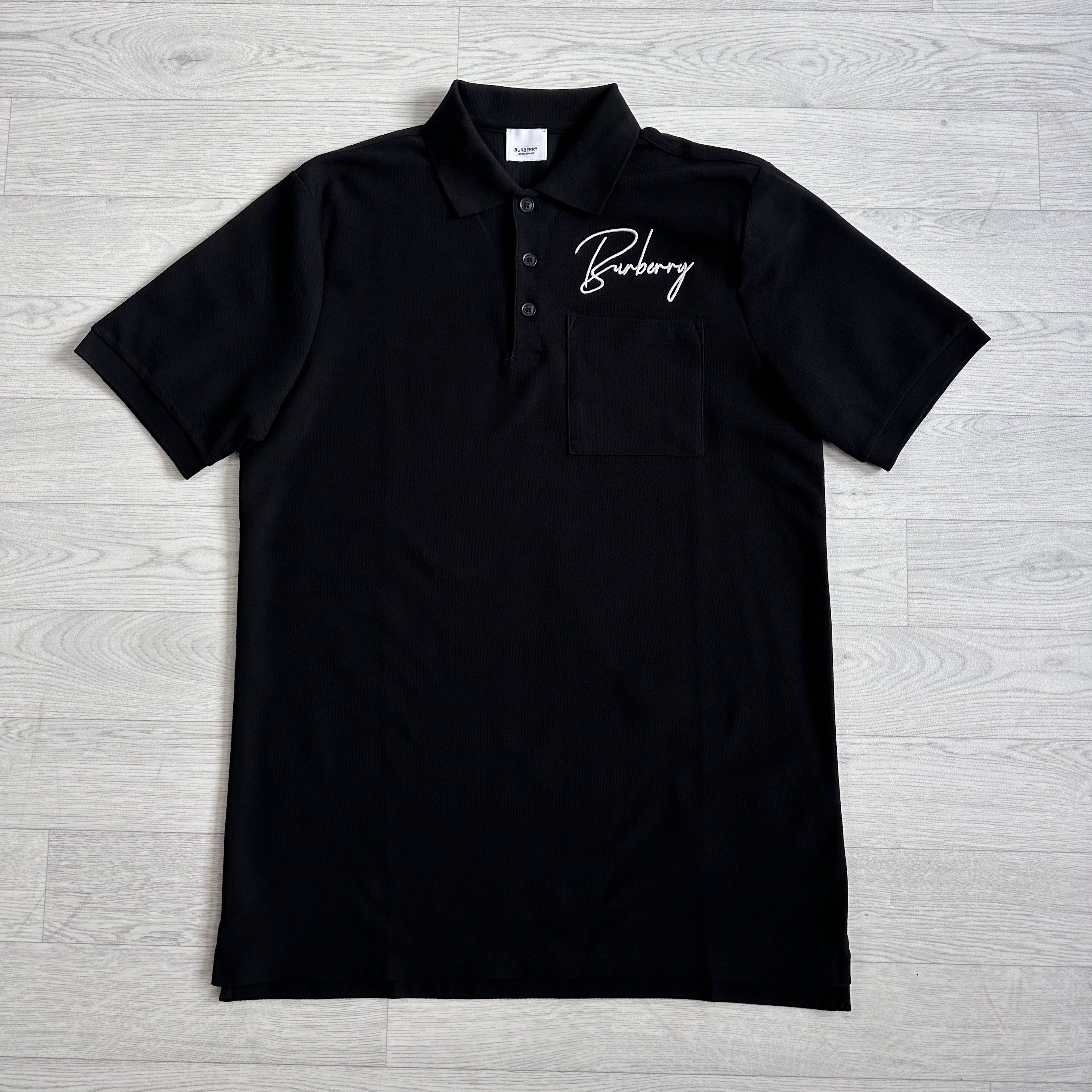 Signature Polo T-shirt Black