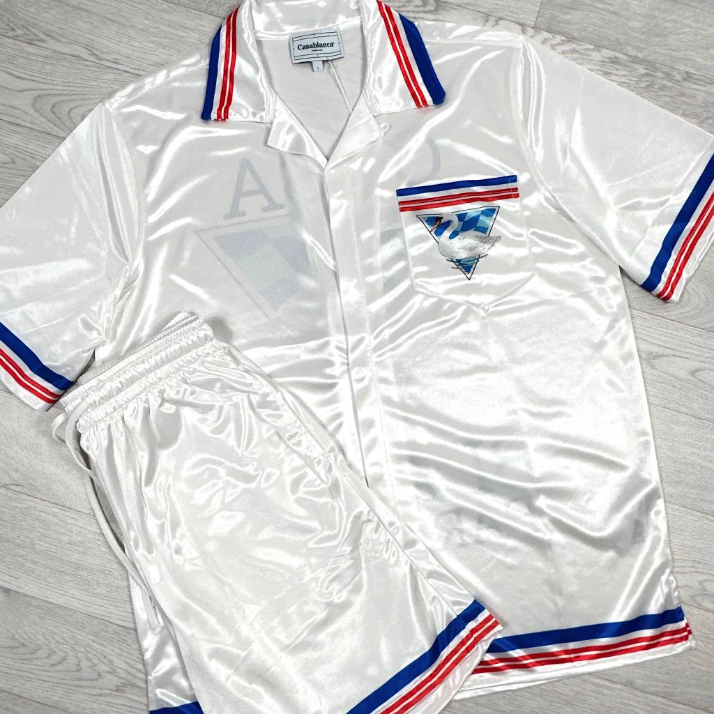Par Avion Cuban Shirt And Shorts Set