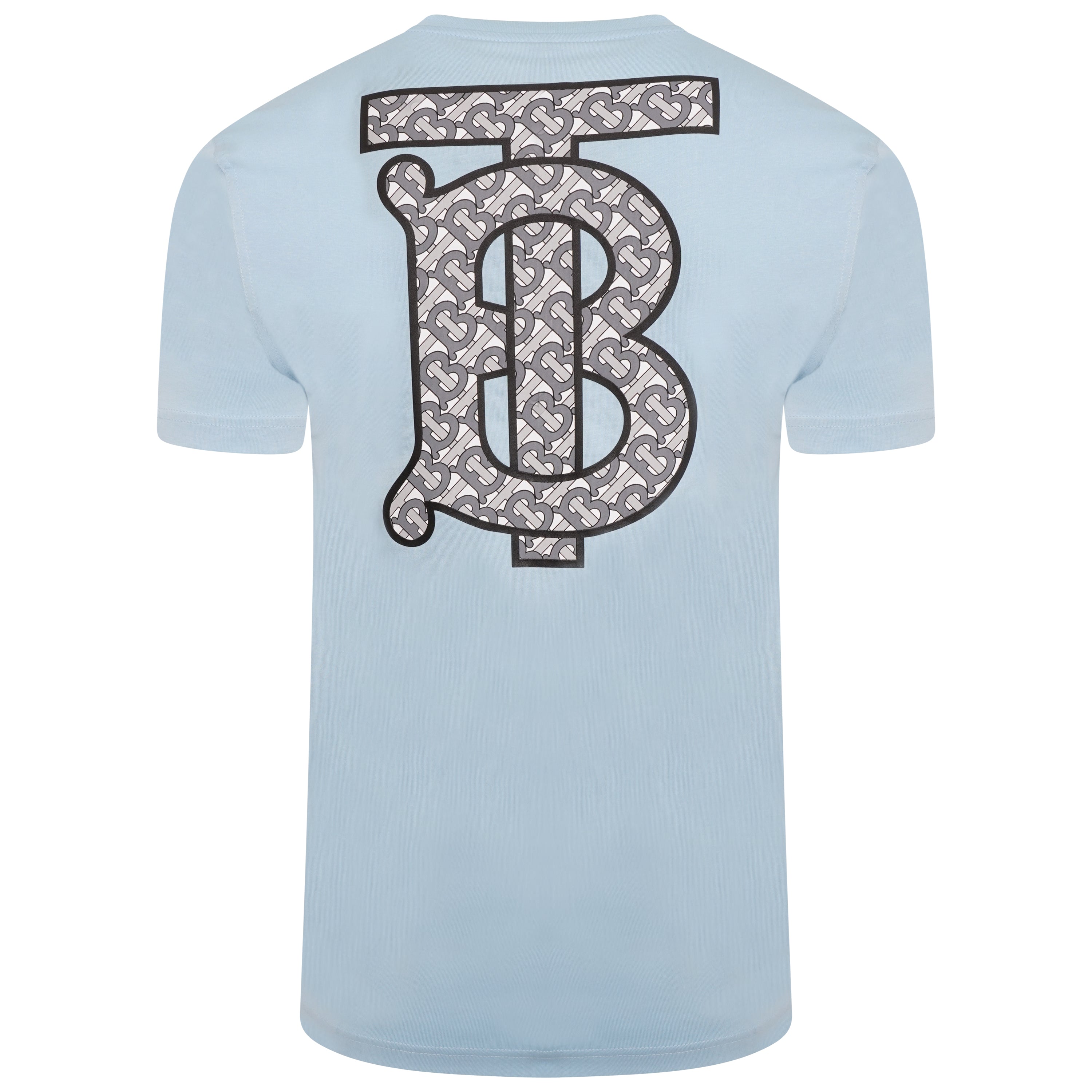 TB Summer Monogram Tee Blue