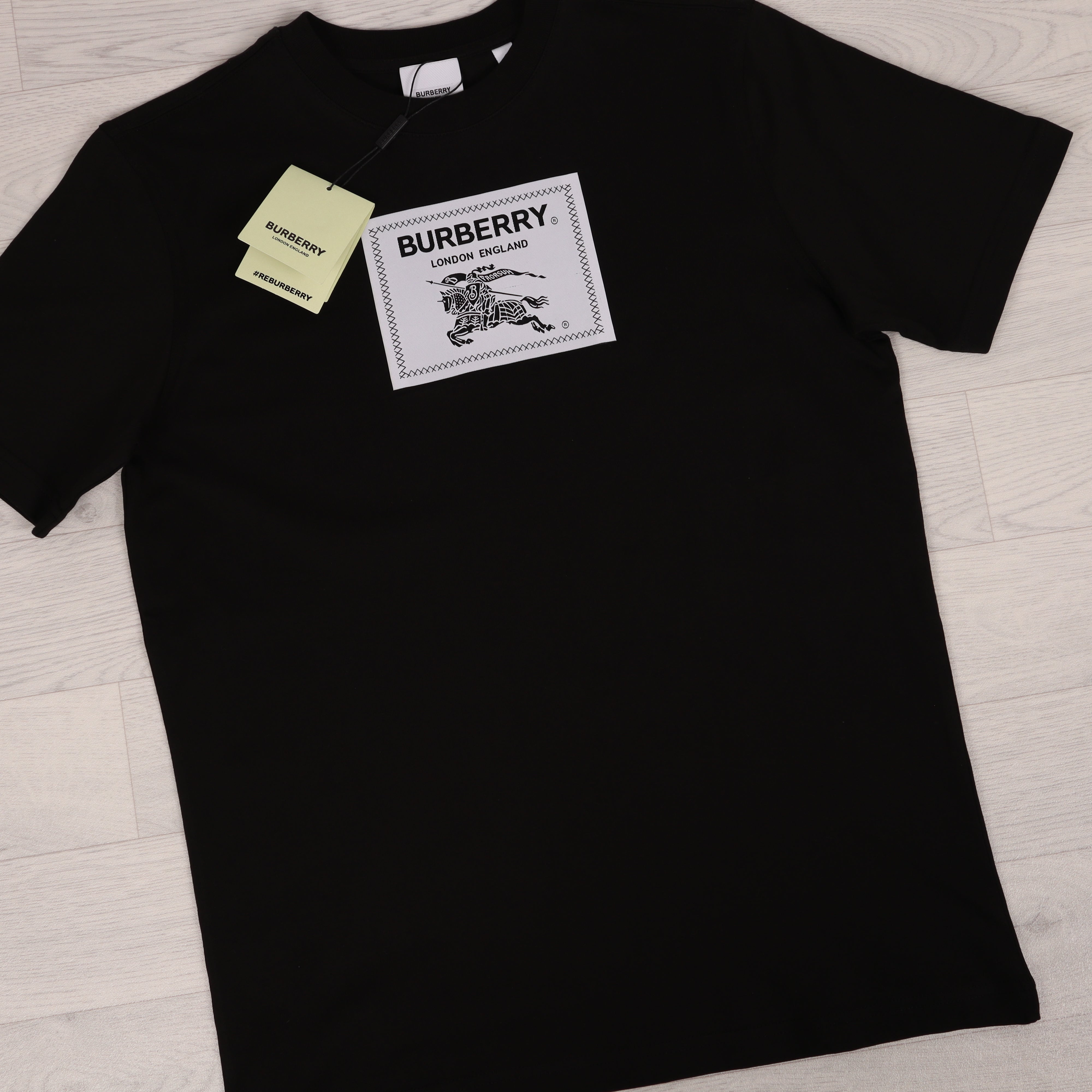 Black Equestrian Knight' T-shirt.