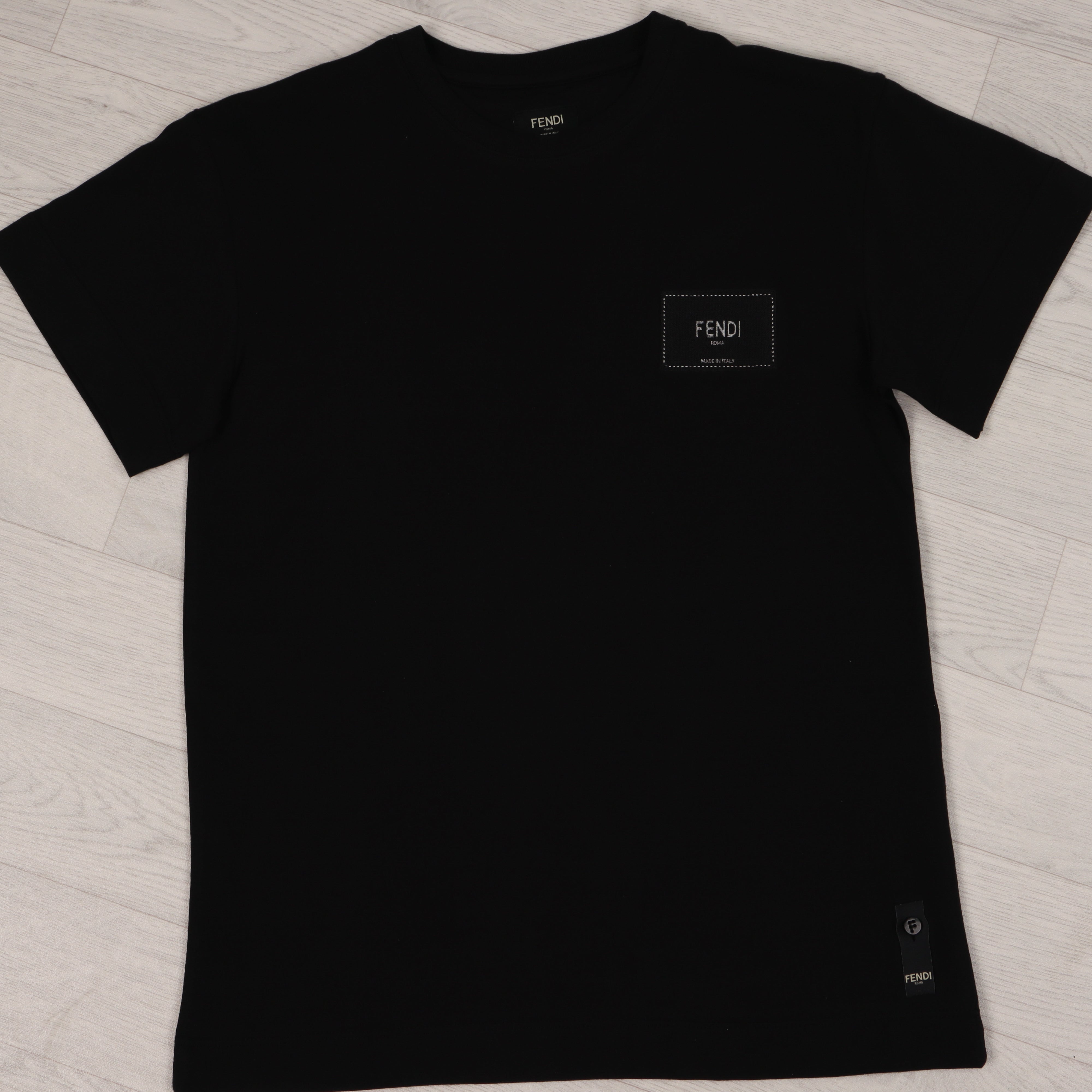 Black Embroidered Jaquard Label.