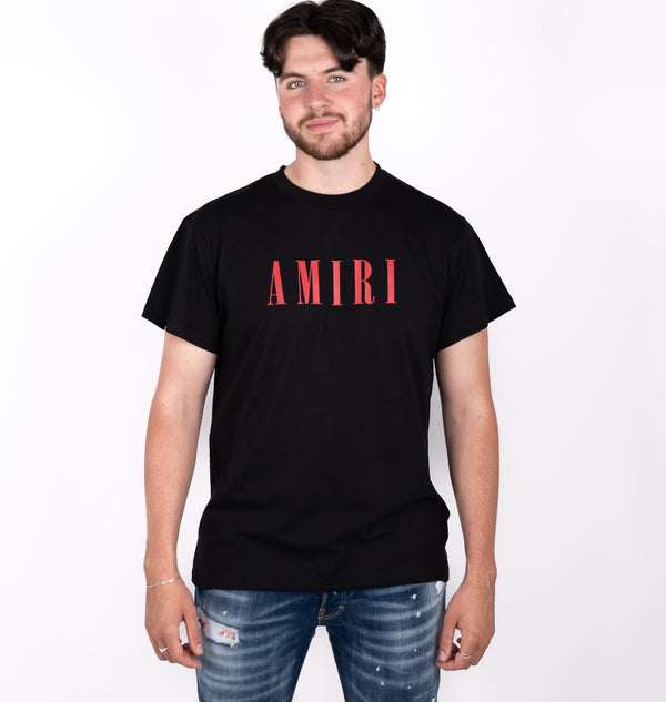 Amiri Aged Black & Paint Drip 'Core Logo' Jeans