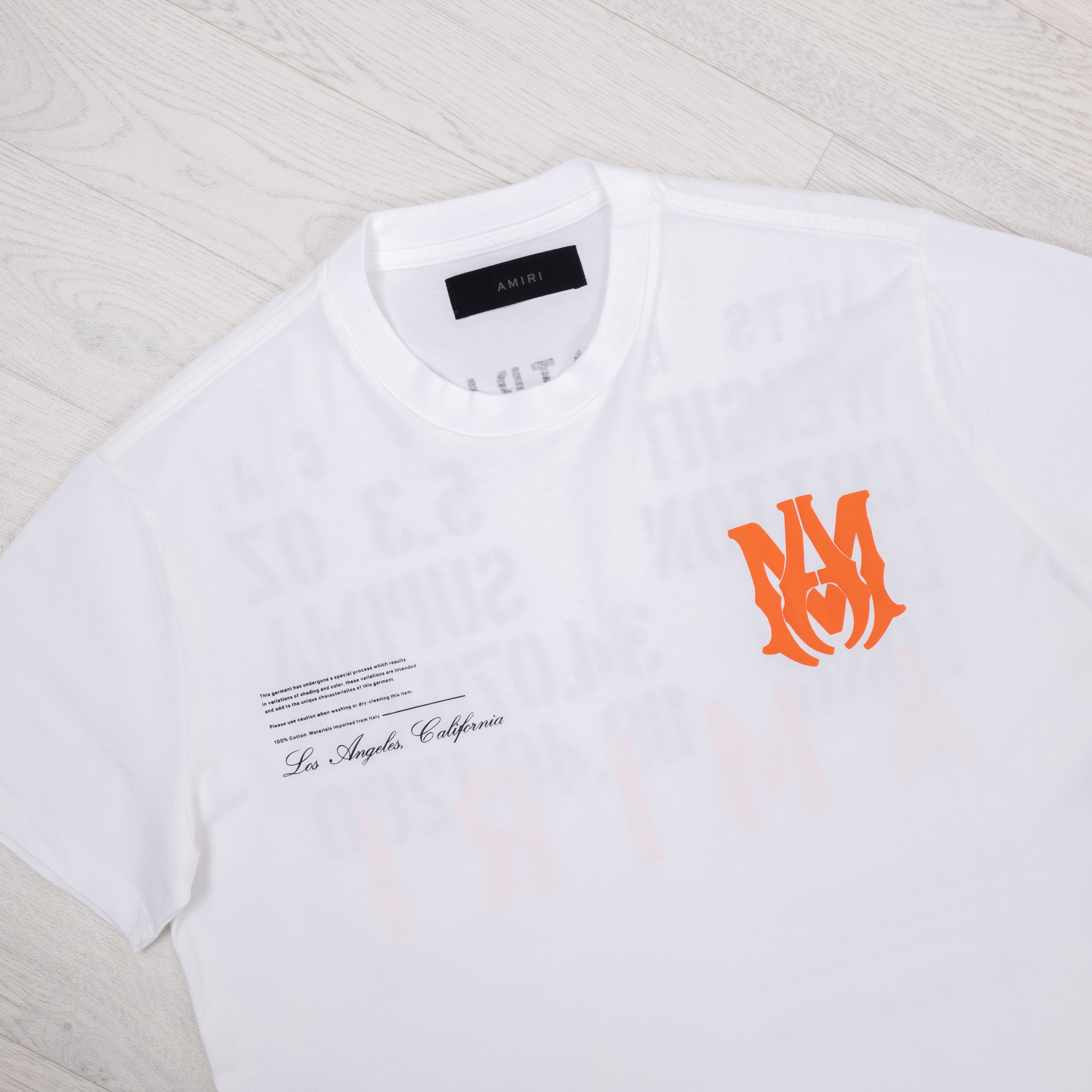 White Military Spec Stencil T-Shirt.