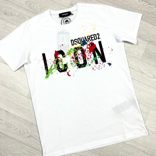 Black AM Paint Drip T-Shirt. – vectordesignerclothing
